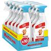 Mastro Lindo Detergente Multiuso Spray, Eucalipto, 10 Confezioni (10 x 500ml), 100% Di Profumo Naturale, rimuove lo sporco e i batteri per un potere disinfettante ancora più efficace