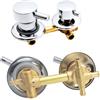 HEHUANG 2/3/4/5 vie Miscelatore rubinetti doccia, ottone rubinetti da bagno interasse 9 cm/10 cm/12,5 cm/14,5 cm, miscelatore bagno per cabina o bagno turco (9 cm, intubazione 3 uscita)