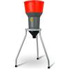EBERTH Mulino Elettrico per Cereali con Supporto, Motore Elettrico 1300 Watt, Tramoggia da 13L, 400kg/h, lama in acciaio inox, 5 setacci inclusi, Macina Professionale per Produzione di Mangimi