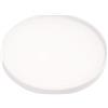 Yamazaki 2538 TOWER Coaster Round, white, Silicone, 10 x 10 x 0.9 cm