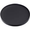 Yamazaki TOWER - Sottobicchiere in silicone rotondo BK, Nero, 1 pezzo