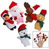 LHKJ 5 pcs Burattino del Dito,Serie del Fumetto di Natale Bambole del Burattino Burattini a Dito Animali