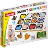 Quercetti Smart Puzzle Fattoria, Puzzle Magnetico Bambini 1-5 Anni, Giochi Bambini 1 Anno, Lavagna magnetica Double-Face, Stimola Fantasia, Manualità e Coordinazione, Giochi per Bambini Made in Italy