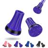 supregear Gommini per Stampelle Antiscivolo (21mm-22mm, x 2 unità), Puntali e Piedini in Gomma Resistente per Tutti Terreni Grip Estremo Tappo per Piedi per Canne, Stampelle e Bastoni, Viola