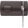 ABUS 560347-2130_B_B Cerrojo de Sobreponer de botón con cilindro de serreta y retenedor marron blister