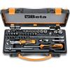 BETA 900/C11 - Assortimento di 11 chiavi a bussola esagonali, 20 inserti per avvitatori e 8 accessori in cassetta di lamiera