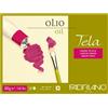 FABRIANO BLOCCO COLLATO TELA GRANA TELATA 300 GR 30X40 CM 10FF FABRIANO 68003040