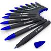 STABILO - Ricariche Easy Start - punta a sfera 0,5 mm - blu - Confezione di 4 - 12 ricariche