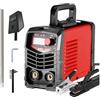 Helangel Saldatore ARC 220V 225A, saldatrice elettrica portatile IGBT con schermo digitale LCD per saldatori e manutenzione di varie apparecchiature (rosso)