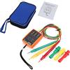 EIMZU Tester Fasi 60 V ~ 600 V AC, EIMZU Tester Rotazione Fasi, Tester Portatile Tester Portatile Tester Necessario, Dotato di Morsetti a Coccodrillo e Display del Tester del Cicalino