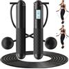 71Nmly Ropeless Skipping Rope,Adjustable Hanging Cordless Skipping Rope for Adults,Cordless Jump Rope With Counter,Weighted Skipping Rope without Rope for Home Workout Equipment for Women Men Waist