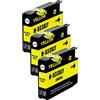 Supply Guy 3 Cartucce Per Stampanti con Chip compatibile con HP 933 933XL Giallo per HP OfficeJet 6100 6600 6700 7110 7510 7600 7610 7612