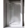 Yellowshop - Box Cabina Doccia Bagno Porta a Nicchia Anta Scorrevole in Cristallo Temperato 6mm Trasparente o Puntinato Misure Cm 100 110 120 130 (Cm 120 (da 119 fino a 123), Trasparente)