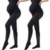 HIHOSSI Collant Premaman - Collant Senza Cuciture per Comfort e Supporto Durante la Gravidanza, 100D