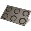 Pentole Agnelli Teglia 1/1 in antiaderente - agnelli linea forno - gastronorm - codice cosa183/s - dimensioni cm 53x32.5 - altezza cm 6 - imballo confezione da n. 1 unità