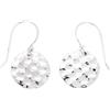 Treasure Bay Boucles d'Oreilles Rondes en Argent 925 - Disques Martelés Faits Main - Différentes Tailles 10mm à 20mm (14 Mm)