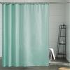 Furlinic Tenda Doccia Antimuffa Tessuto in Poliestere Grande Tende Doccia Impermeabile Lavabile Menta verde Tenda Vasca da Bagno con 12 Ganci 200x200cm.