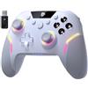 EasySMX X20 Elite Wireless Controller PC con Hall Grilletto Commutabile 2 in 1- Joystick Hall Rimovibile- Joystick per PC con Pulsanti Meccanici- RGB Luce- Batteria da 1000mAh per PC/Switch/Mobile