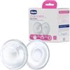Chicco Conchiglie Raccoglilatte, in morbido Silicone, si adattano alla forma del Seno, 2 pz