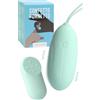 MySecretCase Ovetto Vibrante Donna Telecomando - Vibratoreper Donna Professionale Comando a Distanza, Vibratore Sextoys Wireless, Sextoy Sessuali, Vibratoriper Coppie Telecomandato (turchese)