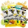 AEROBEE Gel energetico classico - Cacao & Guaranà 10x26g [100% energetico naturale al miele] delizioso gel sportivo adatto per sport di resistenza, corsa con gel energetico di carboidrati