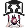 PIIKNUO Giochi Sessuali di Coppia, BDSM Set Bondage con Manette Manette alla Caviglia Letti Estremi Bondage Set SM Giocattoli del Sesso Legami Regolabili Cosce Letto SM Giocattoli del Sesso per Coppie