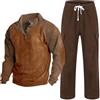 Meaunzyl Tuta Completo Sportivo Uomo Set 2 Pezzi Manica Lunga Giacca Jogging Fitness Pantaloni Tracksuit Moda Tuta Da Ginnastica Uomo Per Tempo Libero, Sport, Palestra, Casa, Ufficio E Calcio