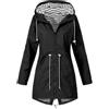 Meaunzyl Giacca Antipioggia Leggera Impermeabile Da Donna Jacket Giacca Da Pioggia Donna Con Tasca Sportivo Per Attività All'aperto, Impermeabile, Lungo, Con Cappuccio, Per Passeggiate E Campeggio