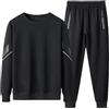 Meaunzyl Completo Uomo Sportivo 2 Pezzi Soft Hoodies Felpa Set Maniche Lunghe Felpa Con Cerniera E Jogging Pantaloni Suit Felpata Taglie Forti Tute Da Ginnastica Uomo Completo Palestra Tuta Sportiva Invernale