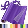Sgooyir Vinile Termoadesivo per Tessuti, Vinile Adesivo per T-Shirt Viola