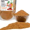 Siberian Green Farina di rosa canina siberiana macinata con farina di bacche di olivello spinoso 300 g Tè in polvere fine essiccato a base di erbe di rosa canina Altai Taiga