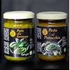 Collezione It - Duo di Pesti dalla Liguria (2 x 130g) - Pesto Genovese, Pesto al Limone, Pesto al Pistacchio o Crema di Olive, scegli la tua combinazione (Pesto alla Genovese e Pesto al Pistacchio)