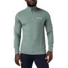 Champion Legacy Micro Polar Fleece-Script Logo Half Zip Top Felpa, Verde BLG, S Uomo
