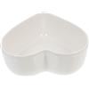 Mikinona Ciotola Ceramica di Cuore per Frutta Insalata Ciotola Portafrutta Porcellana per Servire Cibo Scodella per Snack Dessert Design Elegante Versatile