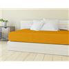 BANZAII TEXTILE INNOVATOR ONLINE Banzaii Lenzuolo sotto con Angoli in Microfibra trattamento Manopesca, No Stiro, Matrimoniale 160/170 x 190/200 x 30 cm, adatto sia a materassi alti che bassi, Giallo Made in Italy