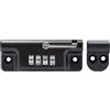 ABUS Chiavistello di sicurezza con combinazione di numeri 322/112 nero CL/DFNLI - Chiavistello per porte di stalla, gabbie per animali, armadi, capannoni e cassette in legno - codice numerico a 4