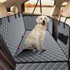 JOEJOY Coprisedile Auto per Cani Coprisedili Posteriore per Cani Telo Auto per Cani Telo Coprisedile Posteriore Cane Copertura Antigraffiato e Antiscivolo Panno Oxford Grigio