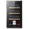 PEDDCEX MOLVUS Frigorifero refrigerante per vino, grande cantina autoportante, 84 l, con controllo digitale della temperatura, per vino rosso, bianco, champagne o spumante, funzionamento silenzioso