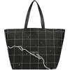 Liebeskind Shopper Canvas, Borsa a Mano Donna, Nero