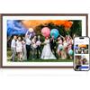 ARZOPA Cornice Digitale WiFi 15,6 Pollici 1920x1080 IPS FHD Schermo Tattile Arzopa APP Gratuita Condivisione Remota di Foto Video Illimitati Cornice Foto Digitale Regalo Perfetto - D15 Marrone