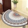 Guest Ruyunlai Tappeto Porta Zerbino Zerbini Per Ingresso Arredamento Casa Mezzaluna Per Esterno Interno Tappeti Grandi Dimensioni bordo marrone 40x60cm