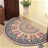 Guest Ruyunlai Tappeto Porta Zerbino Zerbini Per Ingresso Arredamento Casa Mezzaluna Per Esterno Interno Tappeti Grandi Dimensioni bordo blu 40x60cm