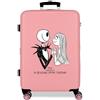 Disney Joumma Disney Nightmare Valigia media rosa 48 x 68 x 26 cm Rigido 3 kg Chiusura a combinazione laterale ABS 3 kg 56 L, Rosa, Taglia unica, Valigia media