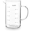 IBILI - Caraffa dosatrice con manico, 500 ml, Borosilicato