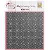 Nellie's Choice Cartella per Embossing 3D Sfondo Piastrella di Pasqua-Forniture per Creare Biglietti da 15 x 15 cm-Ideale per Scrapbooking, Grigio, Taglia Unica