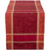 DII Raccolta Tradizionale Grano Jacquard Collezione Ringraziamento Autunno Tavolo Decor Cotone Damascato, 14x72 Rettangolare Runner Da Tavolo, Arancio Bruciato Zucca Vite