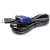 TRENDnet TK-CU10, Cavo KVM USB/VGA, 3.1 m