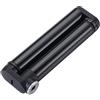 BBB Cycling - Bike Pump Doubleshot - Minipompa Leggera con Tubo Estraibile - Funzione Alto Volume e Alta Pressione - Coperchio Valvole - Nero