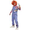 Spooktacular Creations Costume di Halloween da Chucky per bambino, tuta e parrucca del costume da Chucky per bambini medio (8-10 anni)