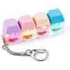 BTFO Tastiera Fidget Toy, Tastiera Clicker con Luce LED Tastiera Fidget Clicker Button Fidget Toy Keycap Fidget Toy Silent Fidget Toys Giocattoli Divertenti per la Decompressione (Colore B)